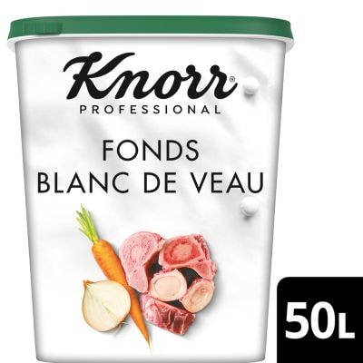 Knorr Fonds Blanc de Veau Déshydraté Boîte de 750g jusqu'à 50L - 